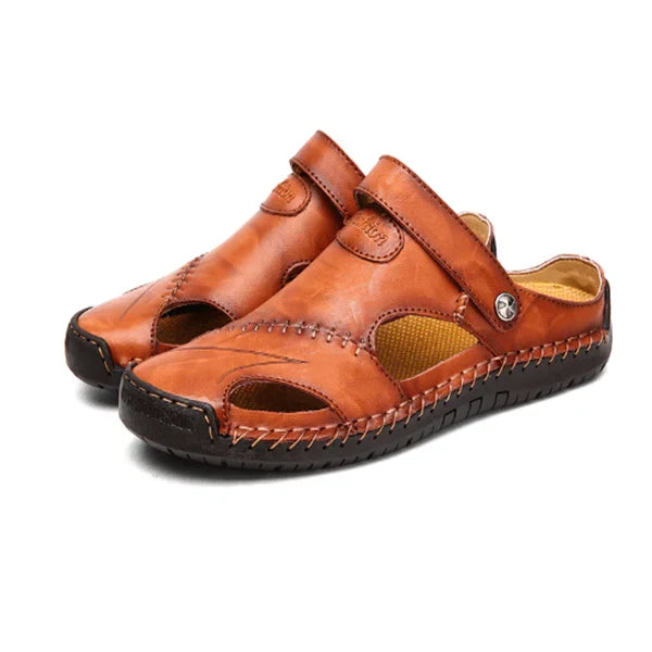 Carl™ | Sandalias ortopédicas de piel