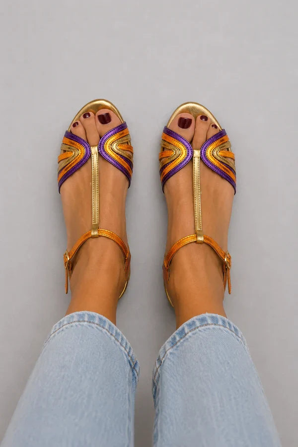 Carmen | Sandalias en Tonos Mediterráneos