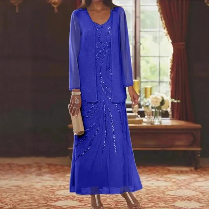 Natascha | Conjunto de Vestido de Gasa