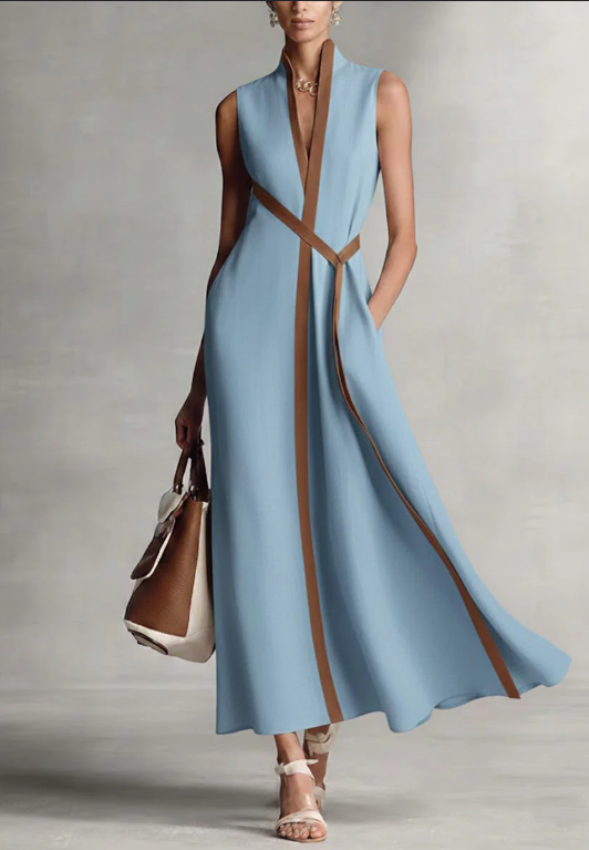 Elira | Vestido de Lino para Verano + Bolso de Regalo