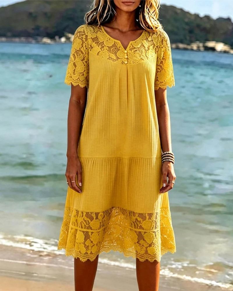 Kosana | Vestido Ligero de Verano con Detalle de Encaje