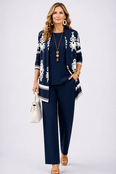 Carol | Conjunto de Tres Piezas + Bolso de Regalo