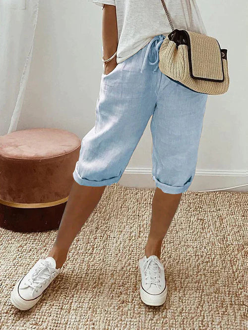 Samara | Bermudas Ligeras de Lino