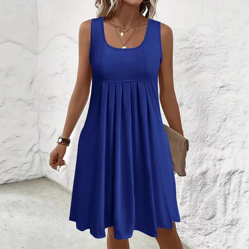 Fiorela | Vestido Midi sin Mangas