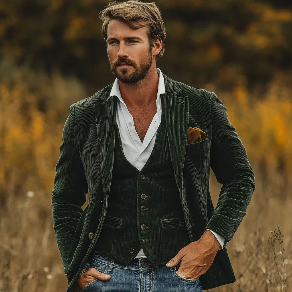 Frank | Blazer elegante de pana