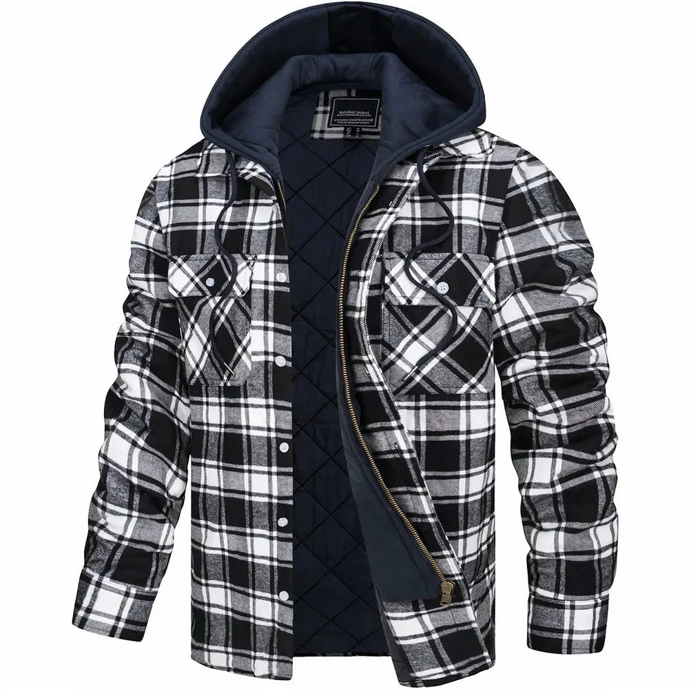 Lars | Chaqueta Acolchada de Otoño con Capucha