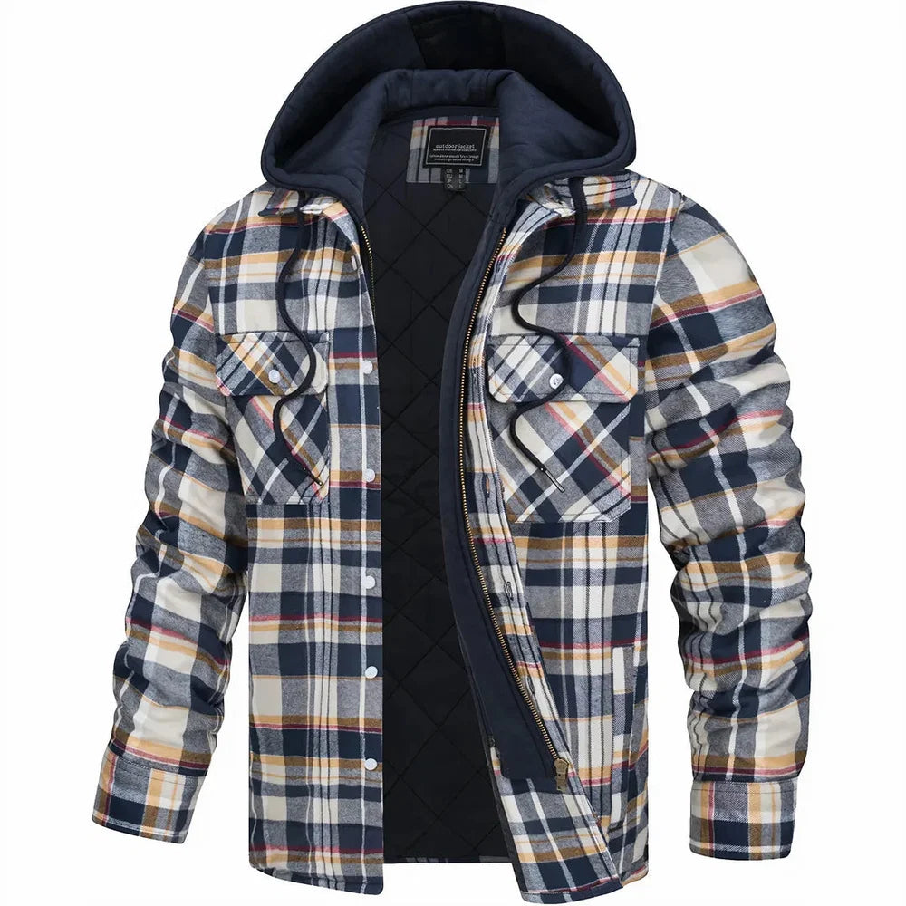 Lars | Chaqueta Acolchada de Otoño con Capucha