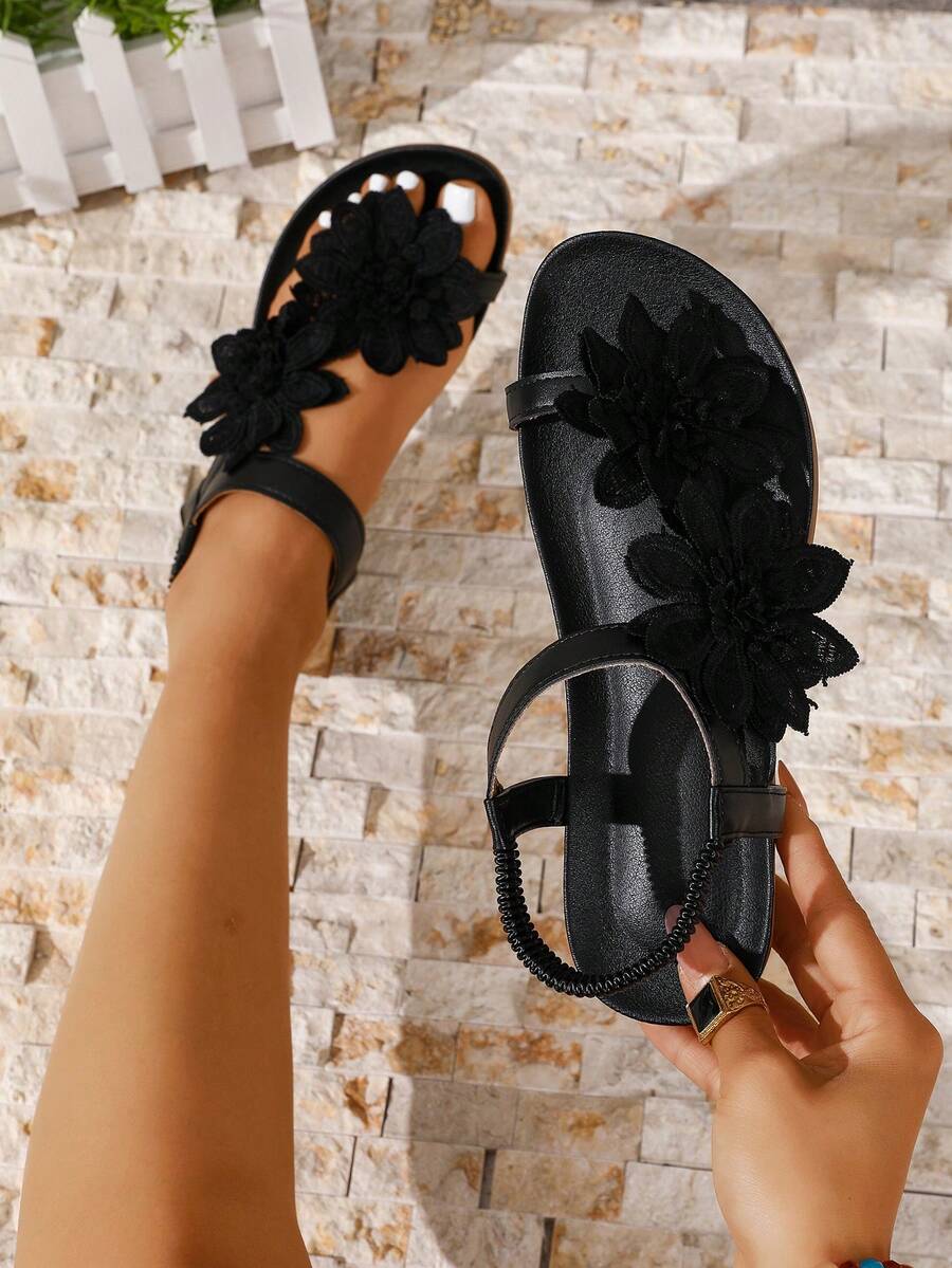 Floréa | Sandalias Cómodas con Detalle Floral