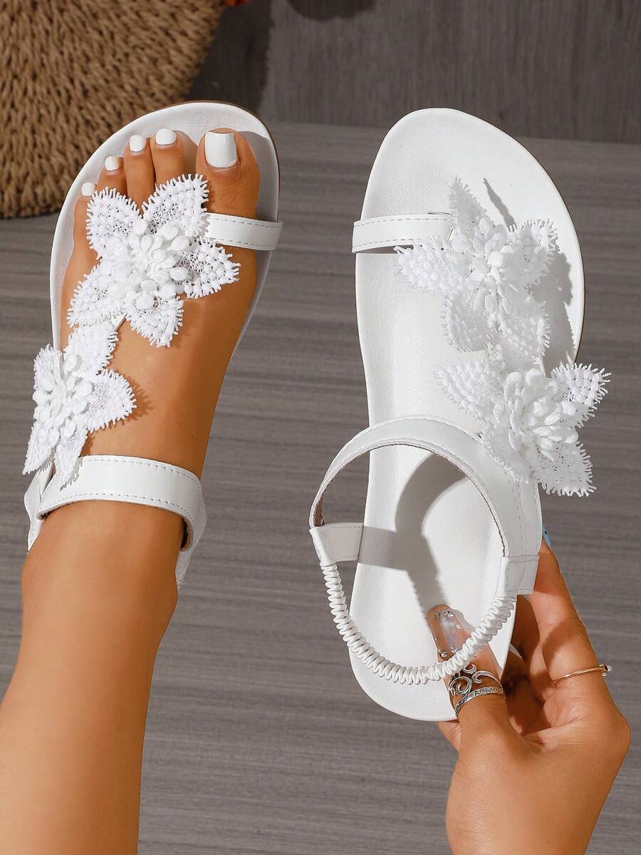 Floréa | Sandalias Cómodas con Detalle Floral