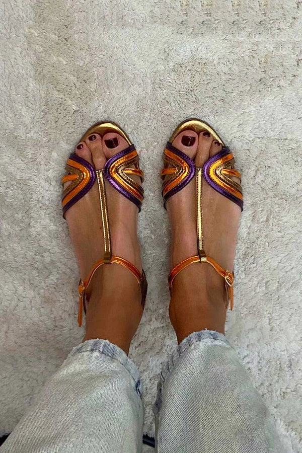 Carmen | Sandalias en Tonos Mediterráneos