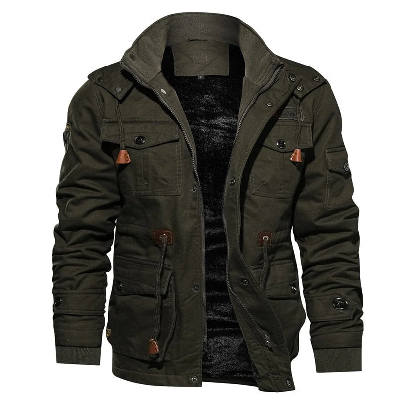 Lázaro | Chaqueta de Otoño con Capucha para Hombre