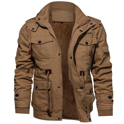 Lázaro | Chaqueta de Otoño con Capucha para Hombre