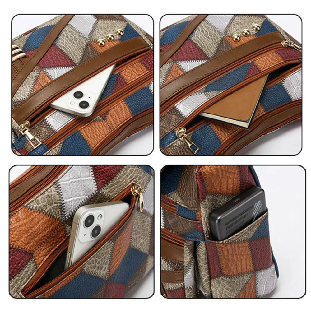 Alicia - Bolso bandolera de cuero hecho a mano