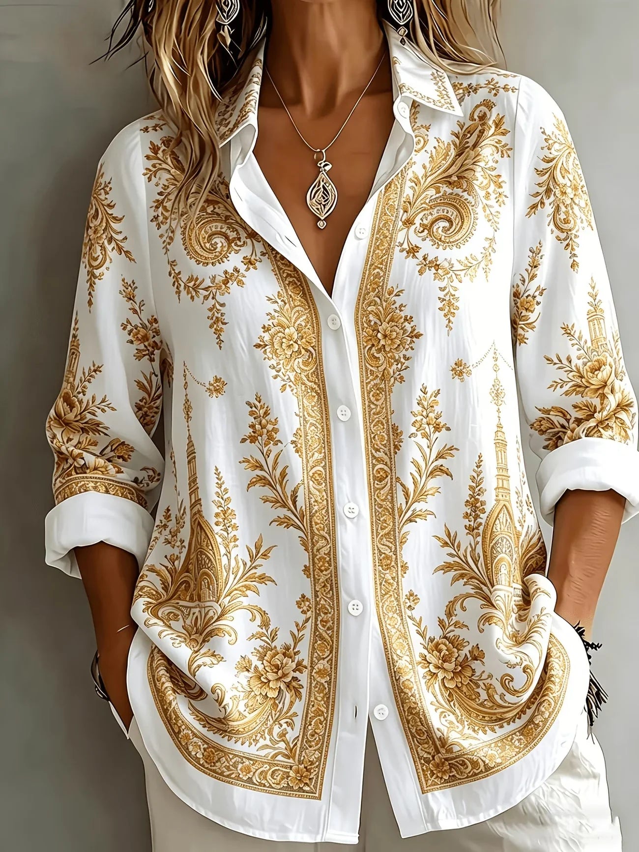 Aldana | Camisa de Manga Larga con Botones