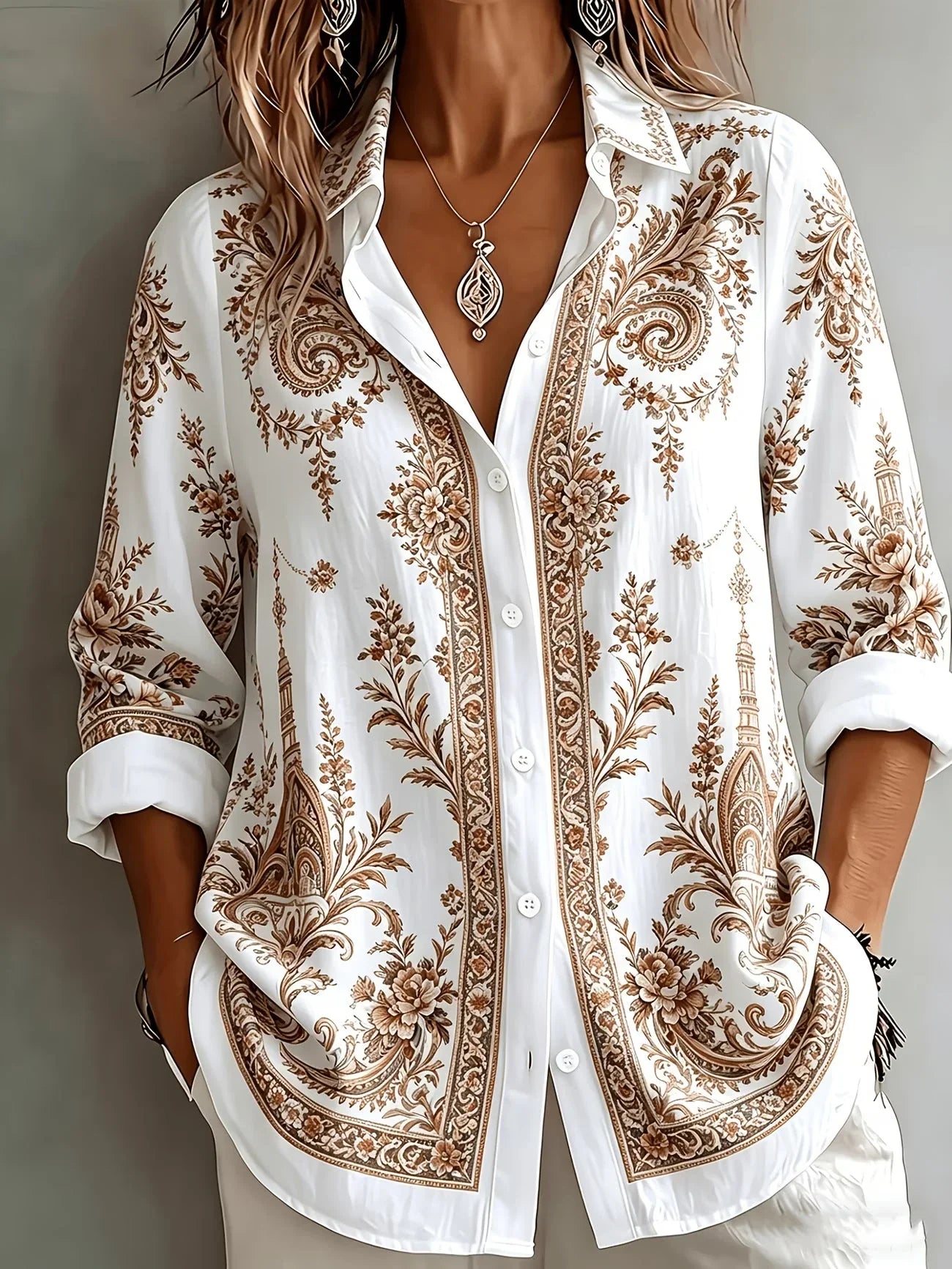Aldana | Camisa de Manga Larga con Botones