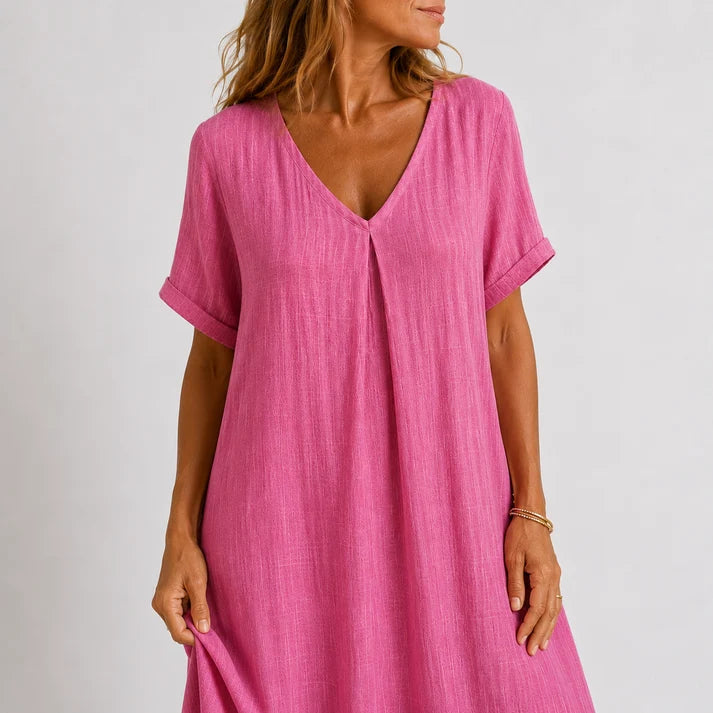 Violet™ | Vestido Largo de Caída Fluida