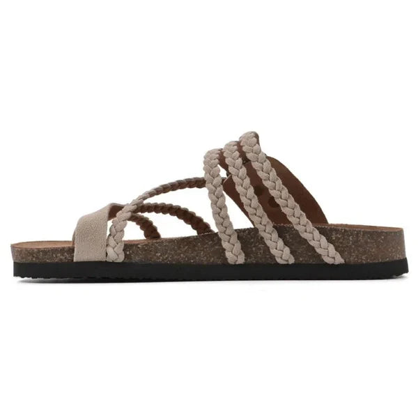 Lindsey | Sandalias Trenzadas con Hebilla