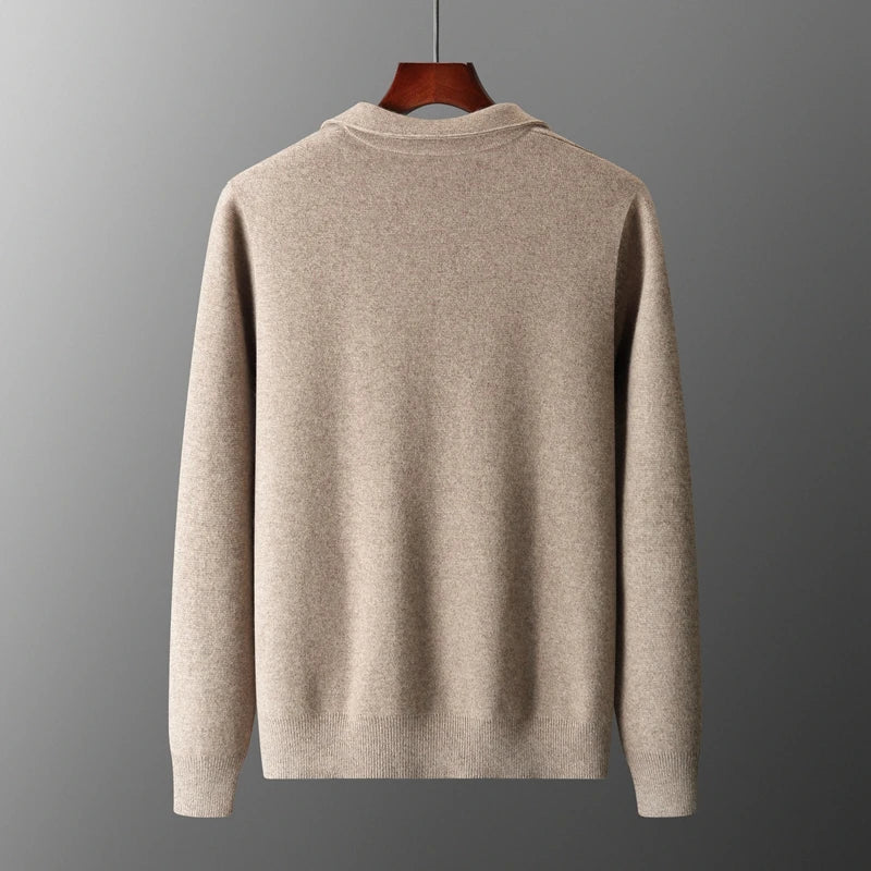 Alexander | Chaqueta de punto de cachemir con cremallera para hombre