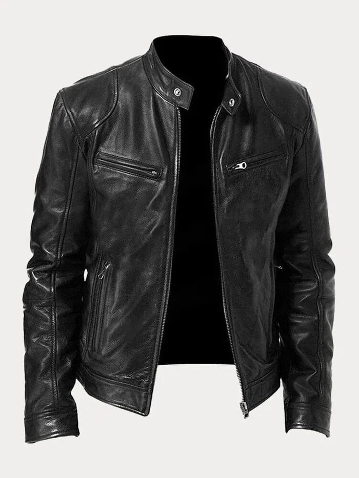 Justin | Chaqueta Casual de Piel de Otoño para Hombre