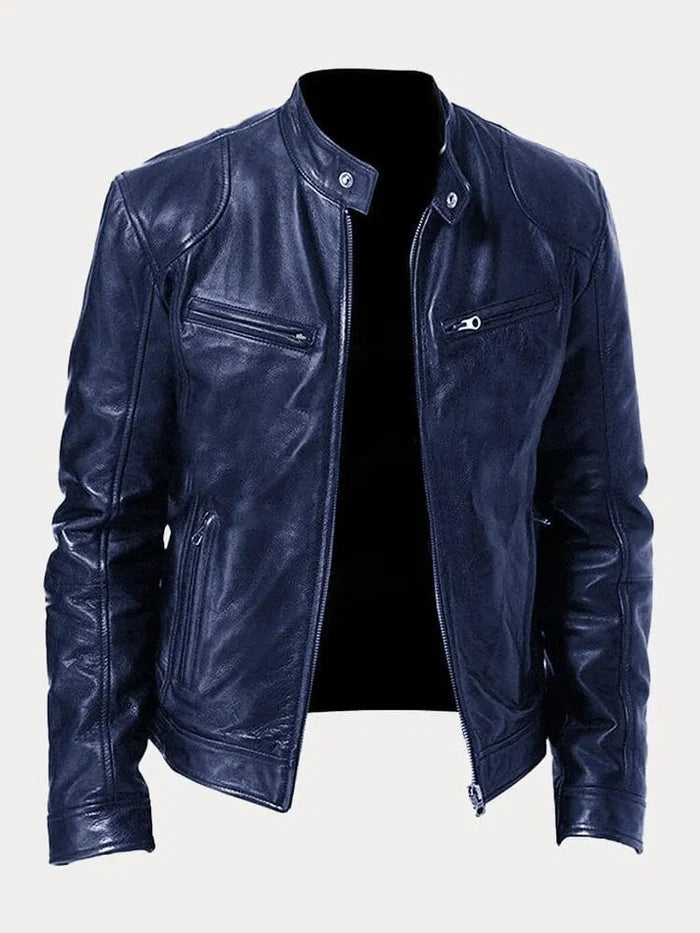 Justin | Chaqueta Casual de Piel de Otoño para Hombre
