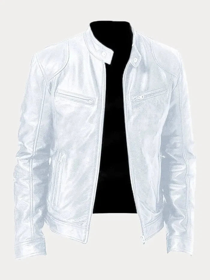 Justin | Chaqueta Casual de Piel de Otoño para Hombre