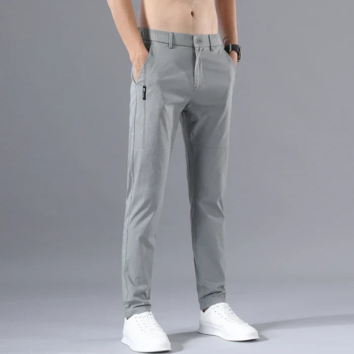 Eden - Pantalón chino clásico para hombre