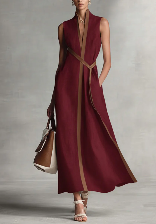 Elira | Vestido de Lino para Verano + Bolso de Regalo