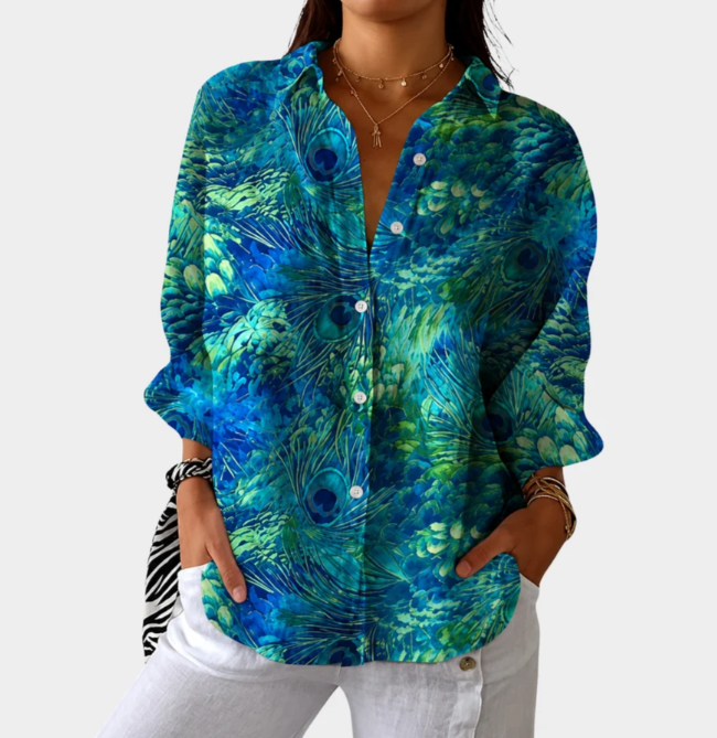 Pierina | Blusa Ligera con Estampado Floral