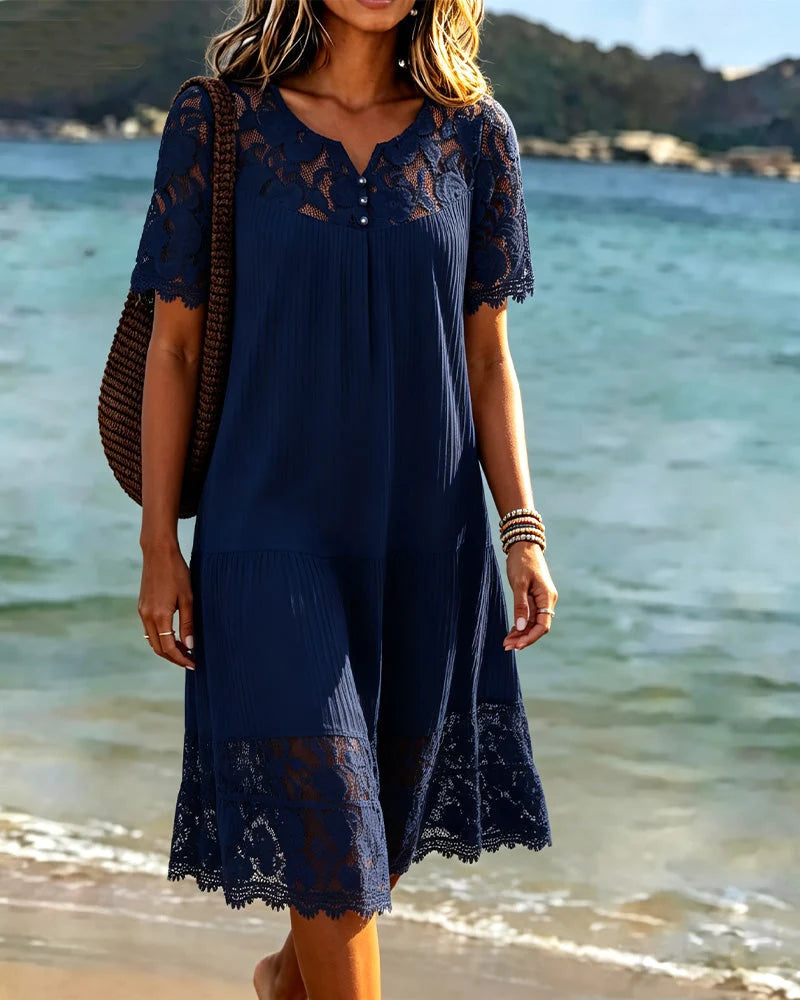 Kosana | Vestido Ligero de Verano con Detalle de Encaje