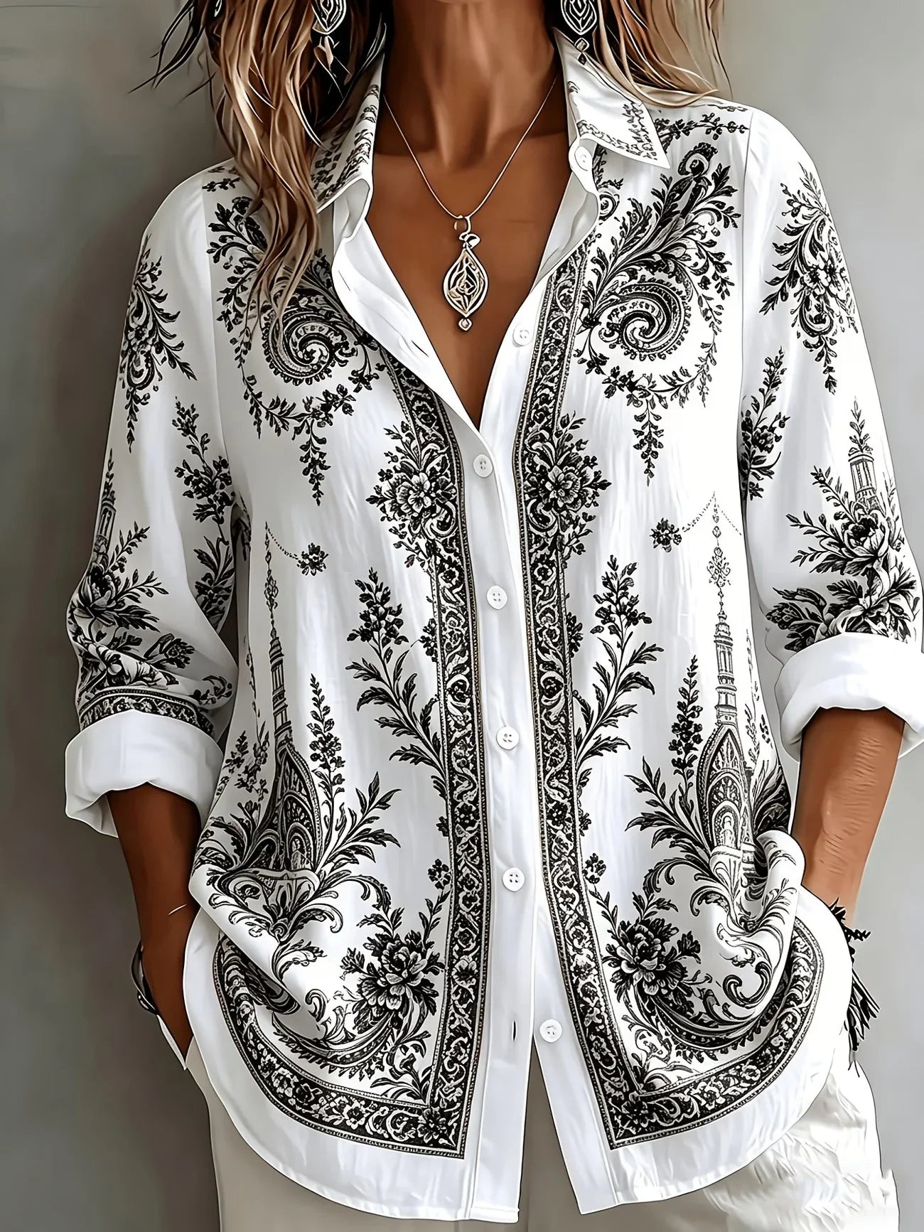 Aldana | Camisa de Manga Larga con Botones