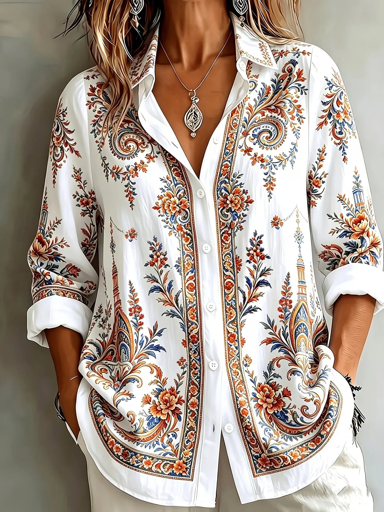 Aldana | Camisa de Manga Larga con Botones