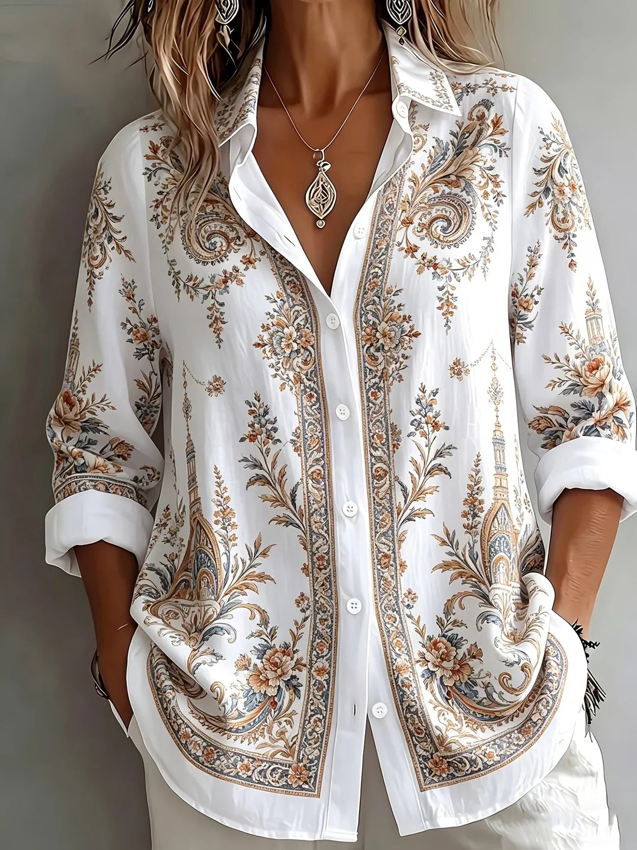 Aldana | Camisa de Manga Larga con Botones