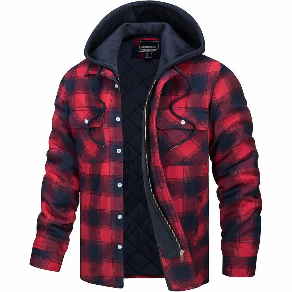 Lars | Chaqueta Acolchada de Otoño con Capucha