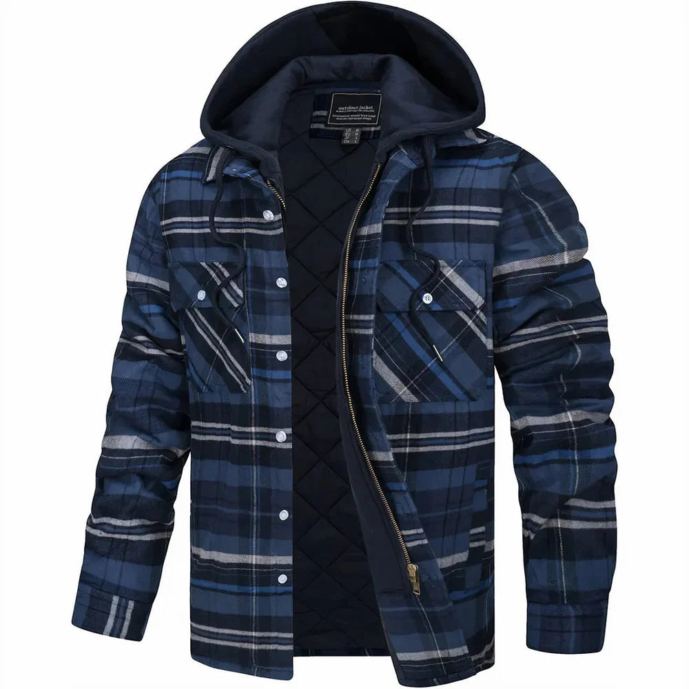 Lars | Chaqueta Acolchada de Otoño con Capucha