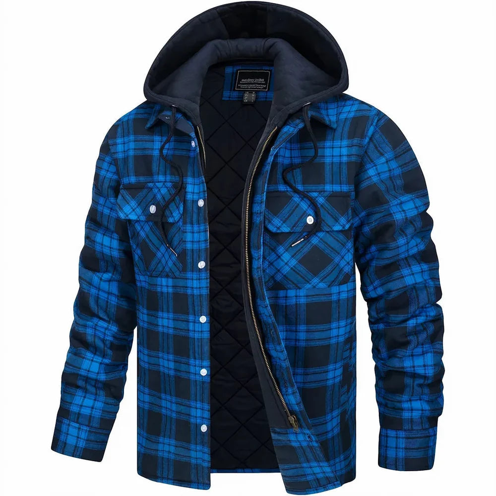 Lars | Chaqueta Acolchada de Otoño con Capucha