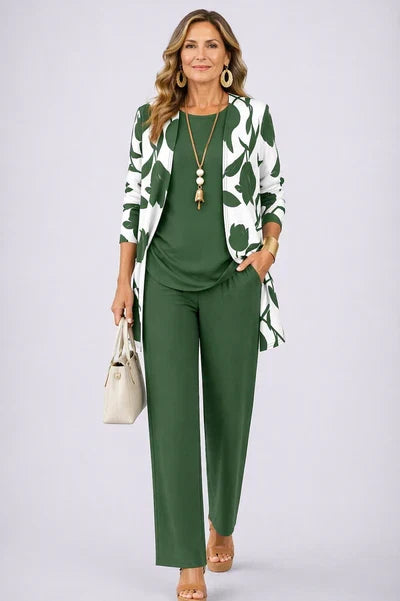 Brenda | Conjunto de Tres Piezas + Bolso de Regalo